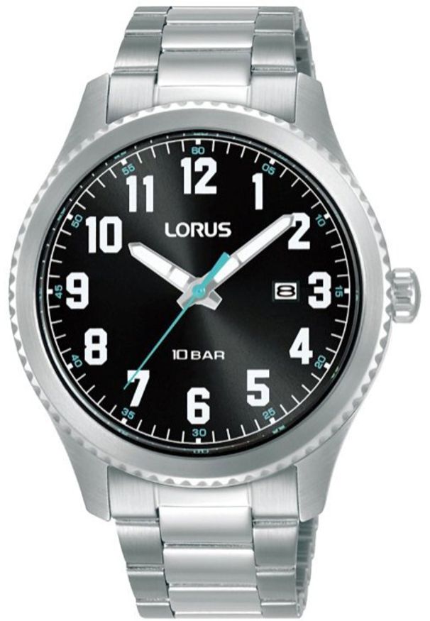 Zegarek Lorus męski RH979RX9 stalowy wodoszczelny .. Kolor: szary