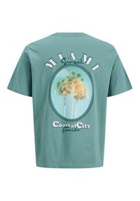 Jack & Jones T-Shirt City Photoprint 12288353 Zielony Regular Fit. Kolor: zielony. Materiał: bawełna #6