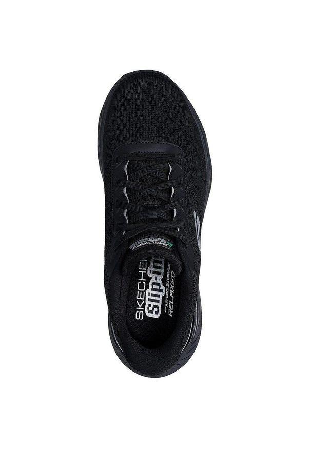 skechers - Adidasy Skechers Edgeride - Erlson, Mężczyźni. Kolor: czarny. Materiał: materiał. Sport: fitness