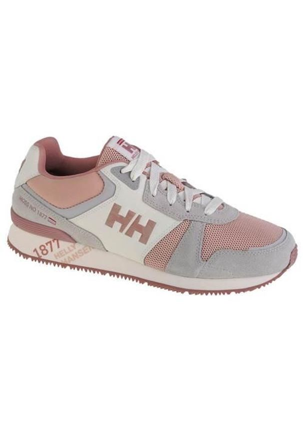 Buty do chodzenia damskie Helly Hansen W Anakin Leather W. Zapięcie: sznurówki. Kolor: biały, różowy, wielokolorowy. Materiał: zamsz, tkanina, materiał. Szerokość cholewki: normalna. Sport: turystyka piesza