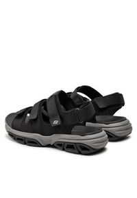 skechers - Skechers Sandały Atlan-Bodie 210444/BLK Czarny. Kolor: czarny. Materiał: materiał #4