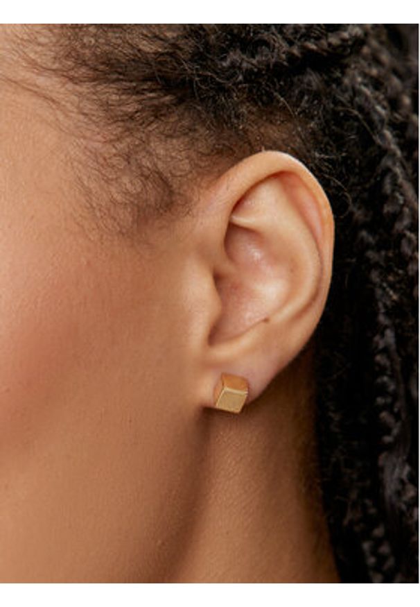 Calvin Klein Kolczyki 35000246 Złoty. Materiał: metalowe. Kolor: złoty