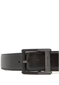 Calvin Klein Pasek Męski Classic Buckle Belt 38Mm LV04D7012G Czarny. Kolor: czarny. Materiał: skóra #3
