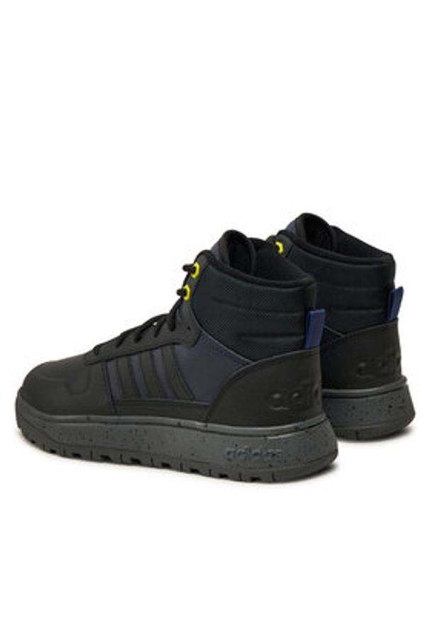 Adidas - adidas Sneakersy H04464 Brązowy. Kolor: czarny. Materiał: skóra