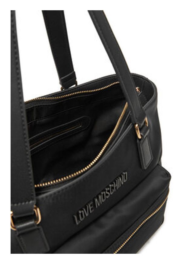 Love Moschino - LOVE MOSCHINO Torebka JC4378PP0LKS100A Czarny. Kolor: czarny