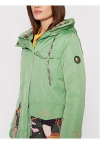Femi Stories Parka Zino Zielony Regular Fit. Kolor: zielony. Materiał: syntetyk #3