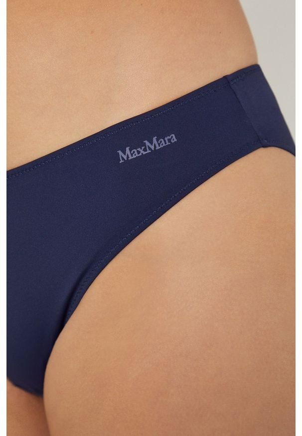 Max Mara Leisure dwuczęściowy strój kąpielowy kolor granatowy lekko usztywniona miseczka. Kolor: niebieski