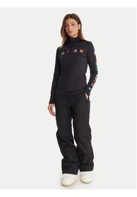 Rossignol Bluza techniczna RLOWL11 Czarny Slim Fit. Kolor: czarny. Materiał: syntetyk