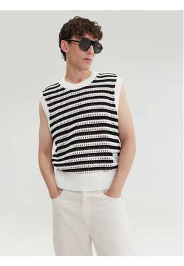 TOMMY HILFIGER - Tommy Hilfiger Sweter F1 Movie MW0MW41385 Czarny Regular Fit. Kolor: czarny. Materiał: bawełna