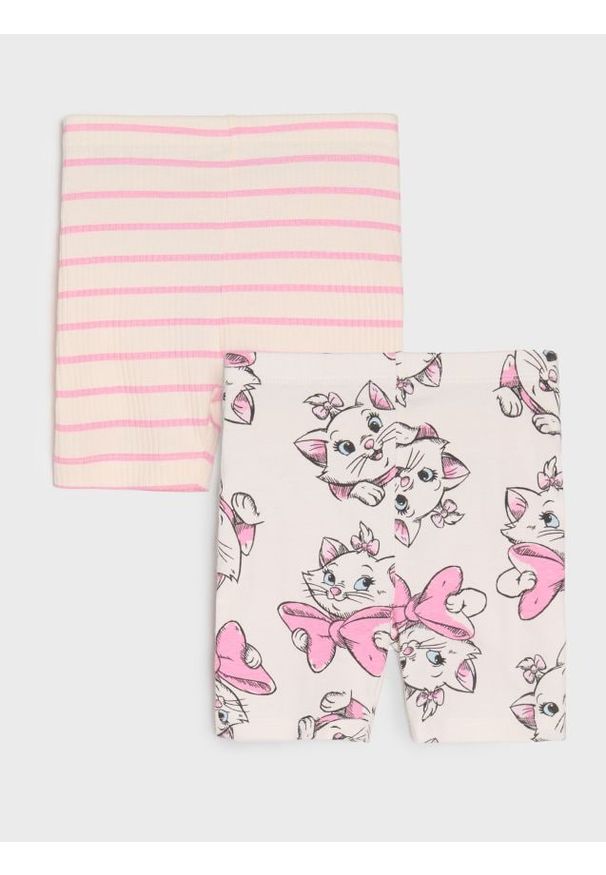 Sinsay - Krótkie legginsy 2 pack The Aristocats - pomarańczowy. Kolor: pomarańczowy. Długość: krótkie