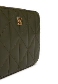 Calvin Klein Torebka Quilted Double Zip Camera Bag LV04F3328G Zielony ciemny. Kolor: zielony. Materiał: skórzane #4