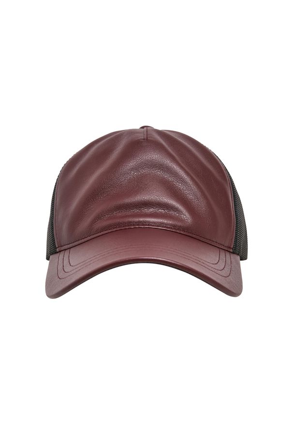 FLEXFIT - Czapka Flexfit leather 2.0. Kolor: wielokolorowy, czarny, brązowy. Materiał: skóra, syntetyk
