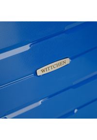 Wittchen - Walizka kabinowa z polipropylenu żłobiona niebieska. Kolor: niebieski. Materiał: guma #9