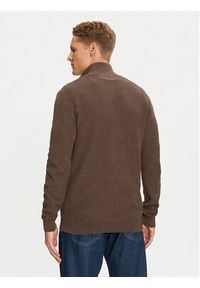 Selected Homme Sweter 16095980 Brązowy Regular Fit. Kolor: brązowy. Materiał: bawełna #2