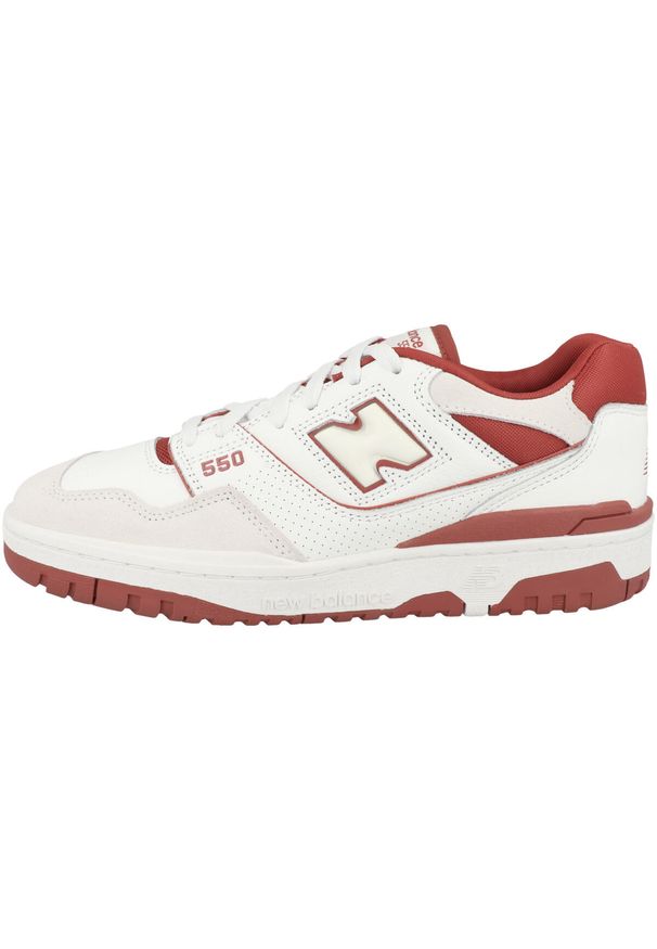 Buty do chodzenia męskie New Balance 550. Zapięcie: sznurówki. Kolor: biały, wielokolorowy. Materiał: materiał. Szerokość cholewki: normalna. Sport: turystyka piesza