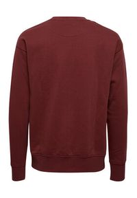 !SOLID - Solid Bluza 21107419 Bordowy Regular Fit. Kolor: czerwony. Materiał: bawełna #2