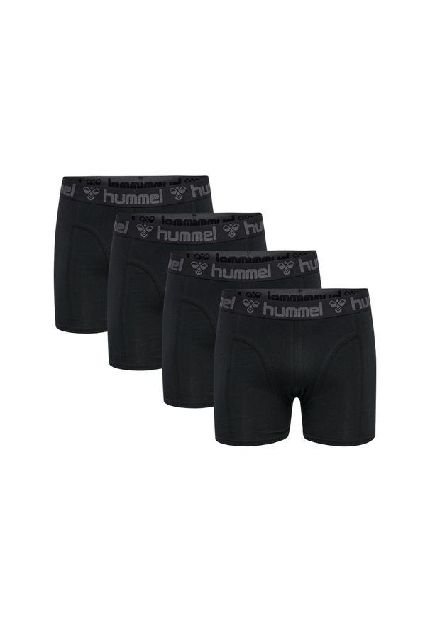 Bokserki Hummel Marston (x4). Kolor: czarny. Materiał: elastan, jersey, bawełna. Sport: fitness