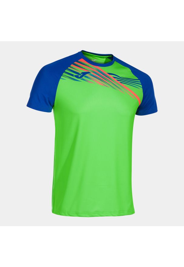 Koszulka do biegania męska Joma Elite X. Kolor: niebieski. Materiał: poliester, elastan