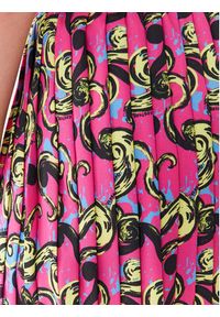Versace Jeans Couture Spódnica plisowana 74HAE820 Różowy Regular Fit. Kolor: różowy. Materiał: syntetyk #4