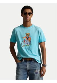 Polo Ralph Lauren T-Shirt 710B16613001 Niebieski Regular Fit. Typ kołnierza: polo. Kolor: niebieski. Materiał: bawełna #1