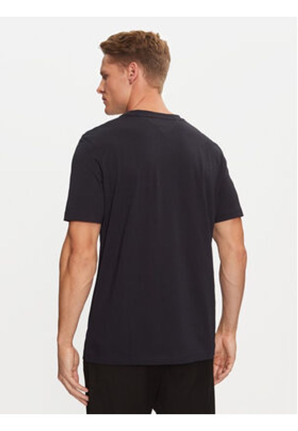 TOMMY HILFIGER - Tommy Hilfiger T-Shirt MW0MW36500 Granatowy Regular Fit. Kolor: niebieski. Materiał: bawełna