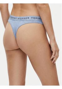 TOMMY HILFIGER - Tommy Hilfiger Stringi UW0UW06039 Niebieski jasny. Kolor: niebieski. Materiał: bawełna #2