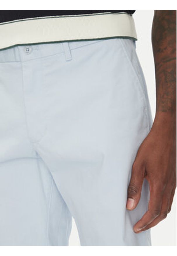 TOMMY HILFIGER - Tommy Hilfiger Szorty materiałowe Brooklyn MW0MW23563 Błękitny Regular Fit. Kolor: niebieski. Materiał: bawełna