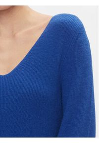 only - ONLY Sweter Atia 15230147 Niebieski Regular Fit. Kolor: niebieski. Materiał: wiskoza