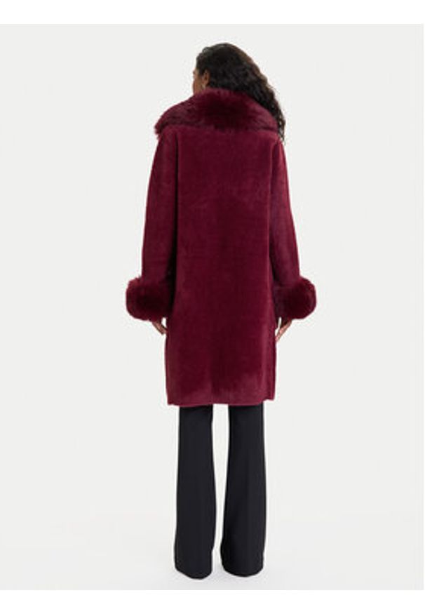 Joseph Ribkoff Płaszcz zimowy 243923F25 Bordowy. Kolor: czerwony. Materiał: syntetyk. Sezon: zima