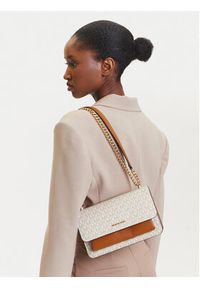 MICHAEL Michael Kors Torebka Claire 30R5GC7L3B Écru. Materiał: skórzane