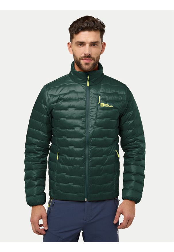 Jack Wolfskin Kurtka puchowa Passamani A61836 Zielony Regular Fit. Kolor: zielony. Materiał: syntetyk