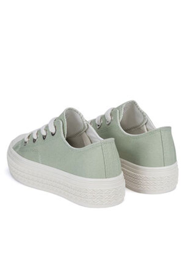 Jenny Fairy Trampki WFA2916-1 Zielony. Kolor: zielony. Materiał: materiał