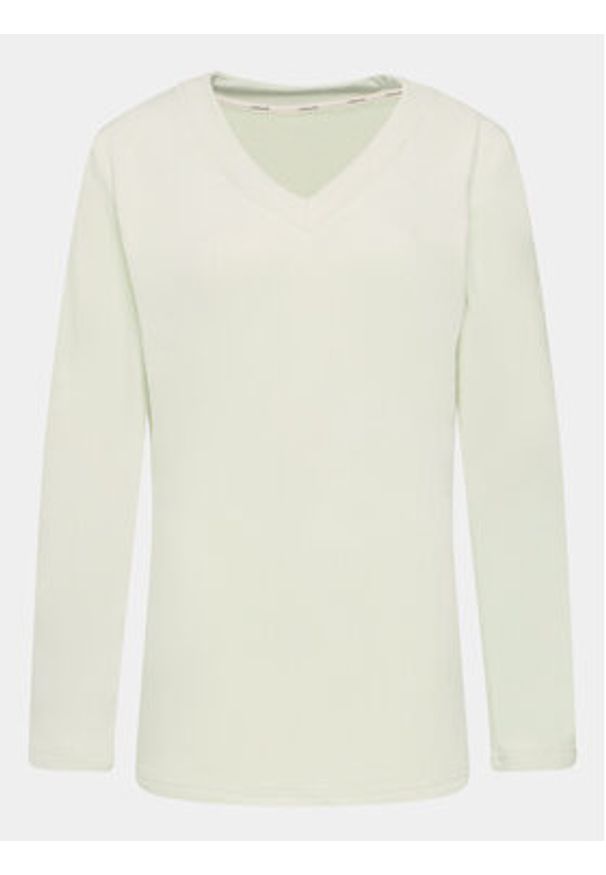 SELMARK - Selmark Piżama Polar Soft P6273 Zielony Regular Fit. Kolor: zielony. Materiał: syntetyk