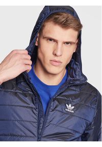 Adidas - adidas Kurtka przejściowa Padded Hooded Puffer Jacket HL9210 Niebieski Regular Fit. Kolor: niebieski. Materiał: syntetyk #3