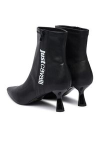 Just Cavalli Botki 79RA3S42 ZSD55 Czarny. Kolor: czarny. Materiał: skóra #4