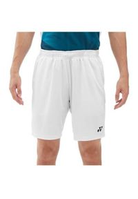 YONEX - Spodnie badminton męskie Yonex Tournament 2024. Kolor: biały. Materiał: materiał, syntetyk. Długość: krótkie