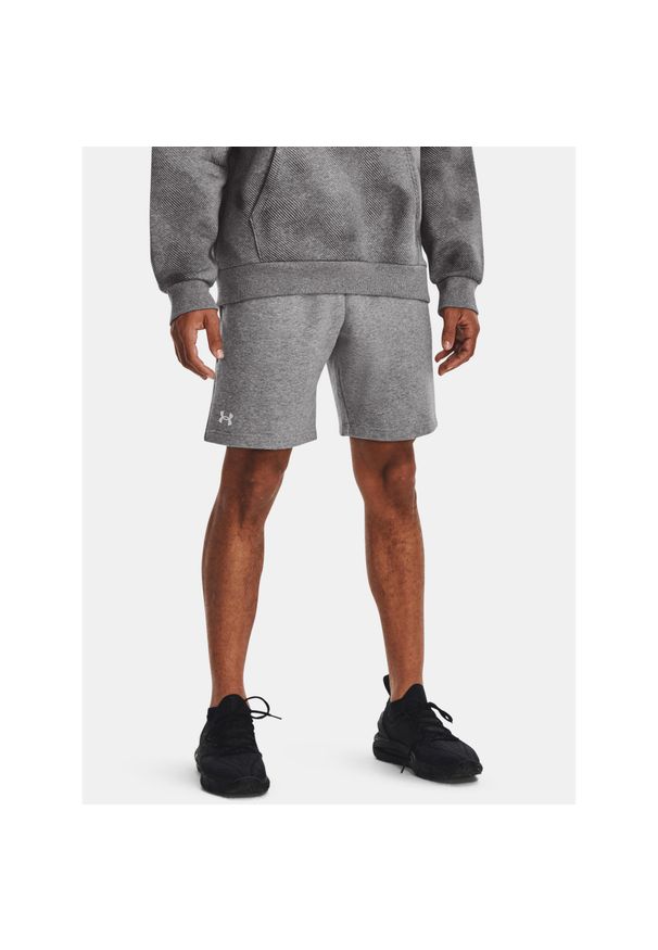 Spodenki treningowe męskie Under Armour Rival Fleece. Kolor: szary