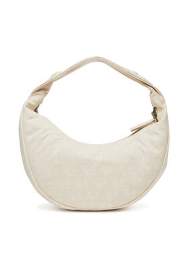 Calvin Klein Torebka Ckj Monogram Pinched Medium Shou LV04F3206G Écru