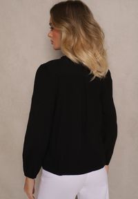 Renee - Czarna Koszula z Wiskozą Bawełną i Haftem Nalorielle. Okazja: na co dzień. Kolor: czarny. Materiał: bawełna, wiskoza. Wzór: haft. Styl: elegancki, casual #3