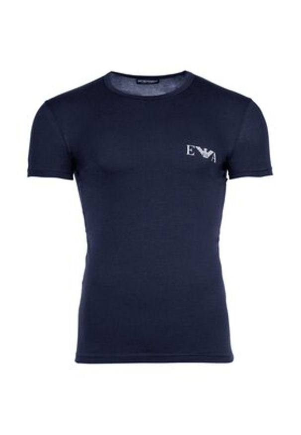 Emporio Armani T-Shirt 30554 Niebieski Slim Fit. Kolor: niebieski