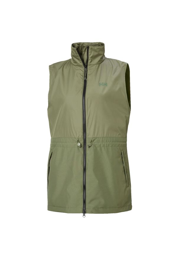Damska kurtka bez rękawów Helly Hansen Essence Spring. Kolor: zielony. Długość rękawa: bez rękawów. Sezon: lato, wiosna