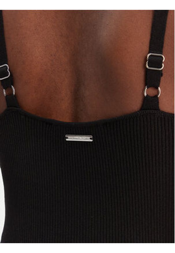 MICHAEL Michael Kors Sukienka koktajlowa MR683BQ33D Czarny Slim Fit. Kolor: czarny. Materiał: wiskoza. Styl: wizytowy