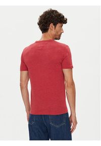 Tommy Jeans T-Shirt Jaspe DM0DM20363 Czerwony Slim Fit. Kolor: czerwony. Materiał: bawełna #3