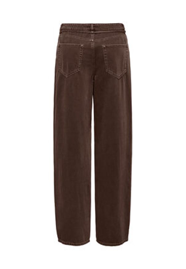 only - ONLY Jeansy Gianna 15372521 Brązowy Straight Leg. Kolor: brązowy