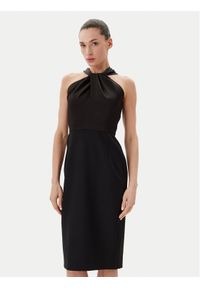 BOSS Sukienka koktajlowa Datinar 50538291 Czarny Slim Fit. Kolor: czarny. Materiał: wiskoza. Styl: wizytowy #1