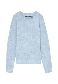 Vero Moda Sweter Doffy 10201022 Błękitny Regular Fit. Kolor: niebieski. Materiał: syntetyk #5