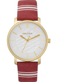 Zegarek Nautica Zegarek damski Nautica NAPCGS003 czerwony. Kolor: czerwony #1
