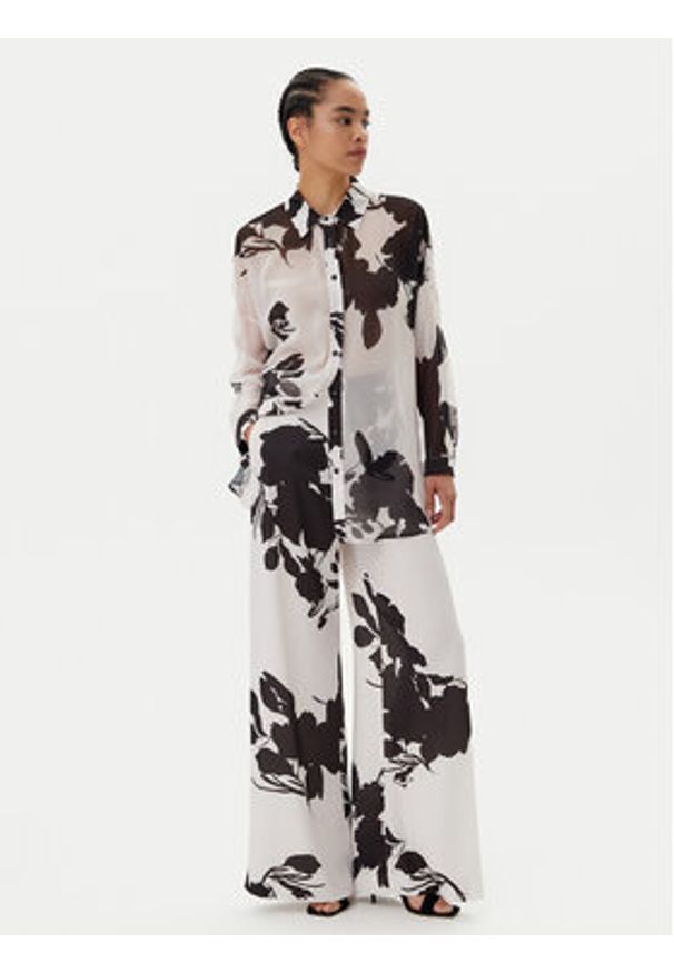 ACCESS FASHION Koszula 53-7025-072 Biały Regular Fit. Kolor: biały. Materiał: syntetyk