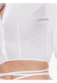 Pinko Koszula Caloroso 100697 Y6VW Biały Regular Fit. Kolor: biały. Materiał: bawełna