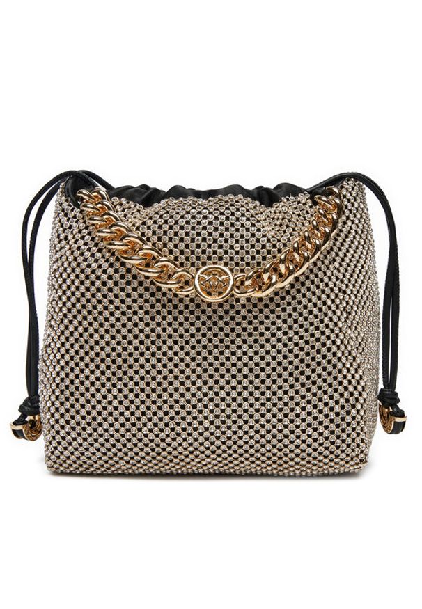 Pinko Torebka Atlanta Pouch 103534 A1YU Złoty. Kolor: złoty